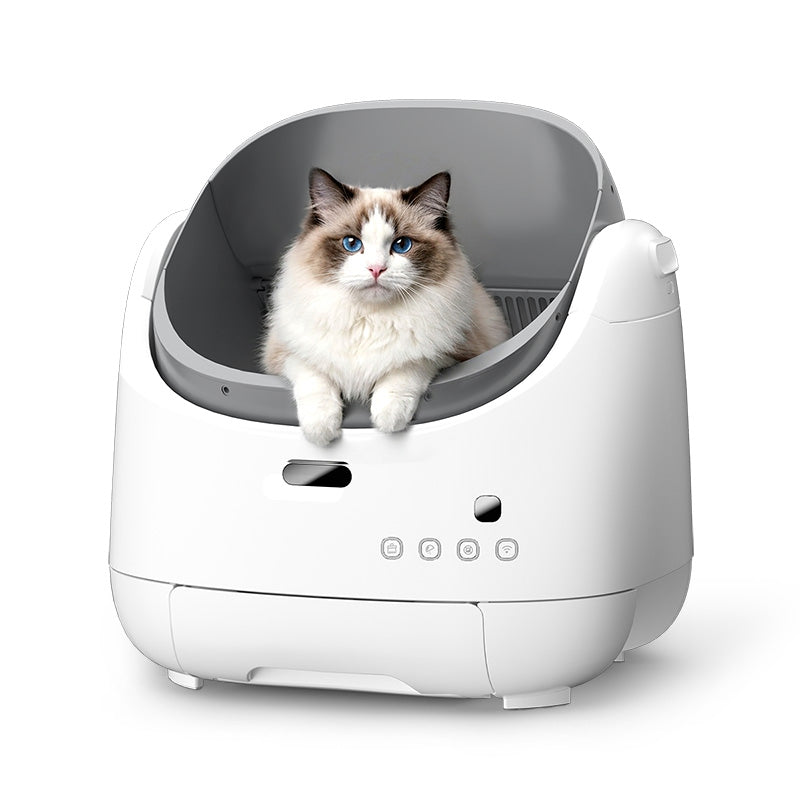 New Launch Orbitie Air Open-Top Self-Cleaning Cat Litter Box