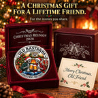 2026 Old Bastards Friendship Club Christmas Coin -Double-Sided Silver-Tone Keepsake for Lifelong Friends