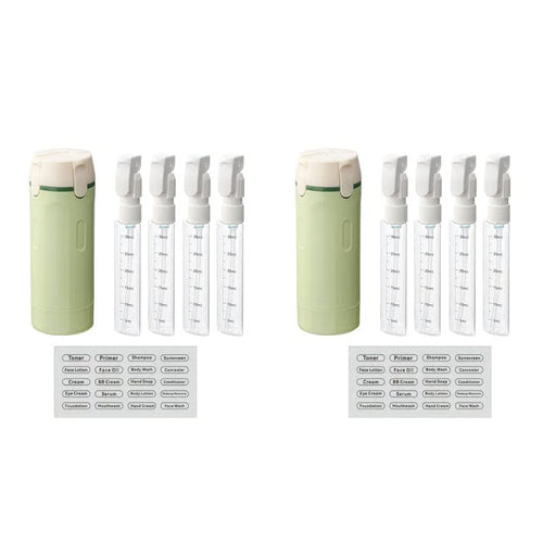 4-in-1 Leakproof Rotatable Travel Dispenser Set