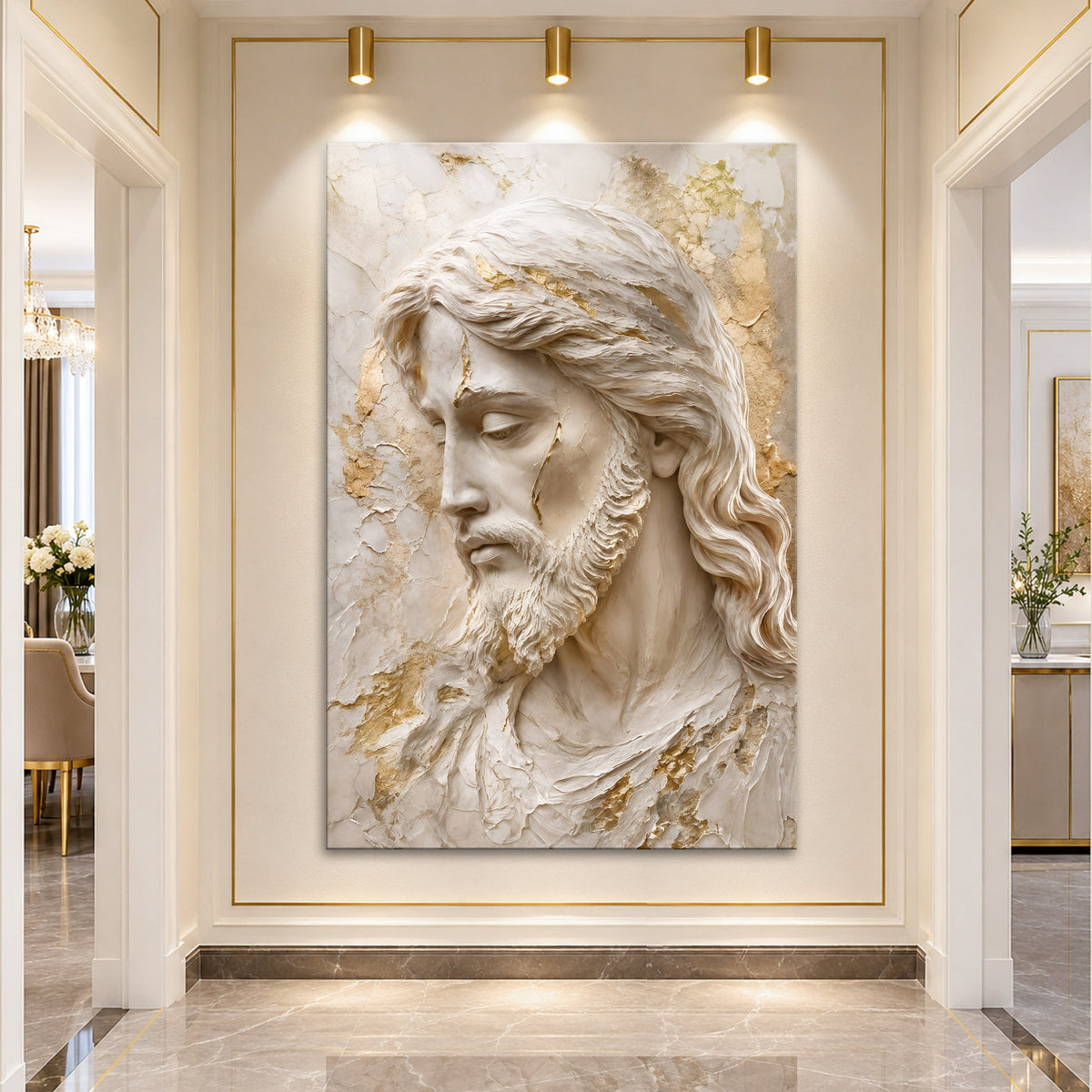Ivory Jesus Portrait