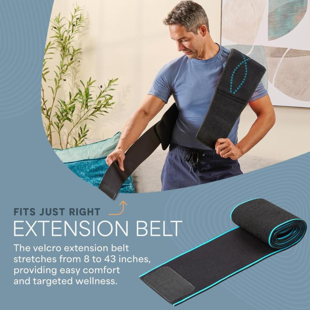 LED Belt with Adjustable Warmth and Vibration