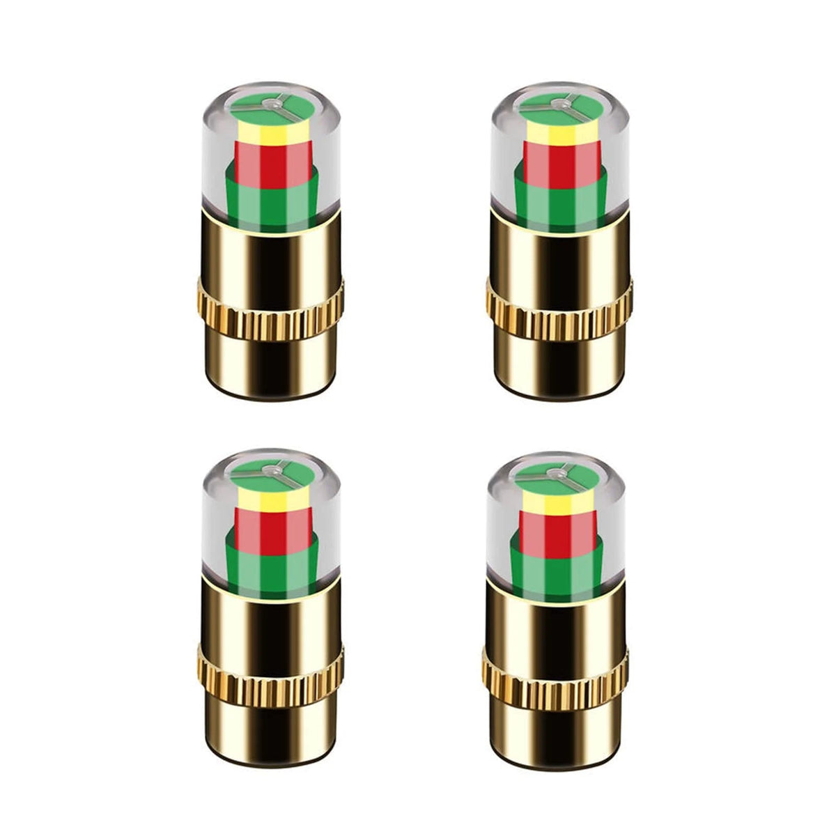 🔥 4Pcs Car Tire Pressure Monitor Valve Stem Caps