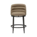 Eunice - Faux Leather Upholstered Swivel Counter Height Barstool