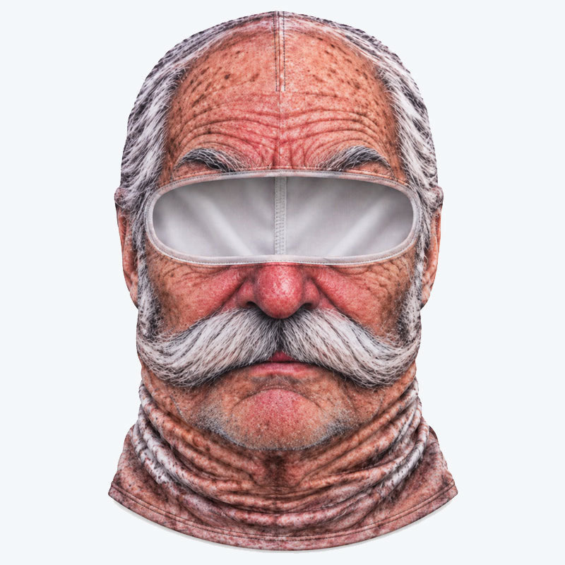 Funny Realistic Face Ski Mask – Hilarious Winter Party Gear for Outdoor Groups