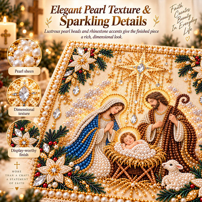 🙏✝️DIY Christian Pearl Artwork Kit