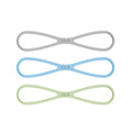 8-Shaped Silicone Resistance Band with Massage Grip