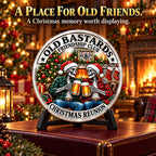 2026 Old Bastards Friendship Club Christmas Coin -Double-Sided Silver-Tone Keepsake for Lifelong Friends