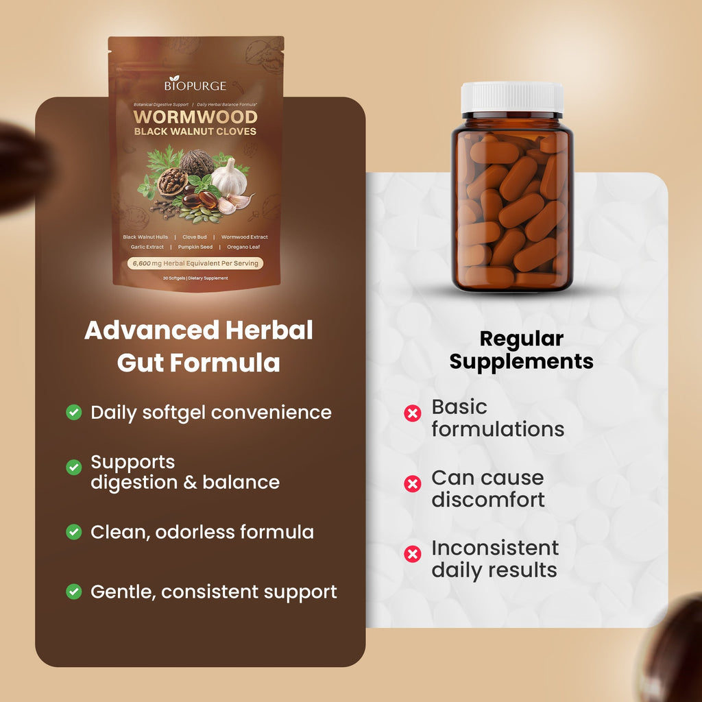 Wormwood Black Walnut Cloves 6,600mg Softgels
