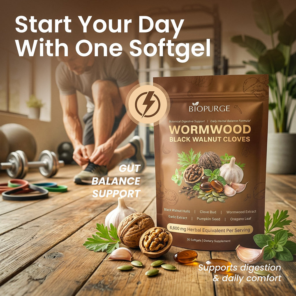 Wormwood Black Walnut Cloves - 6,600mg Softgels
