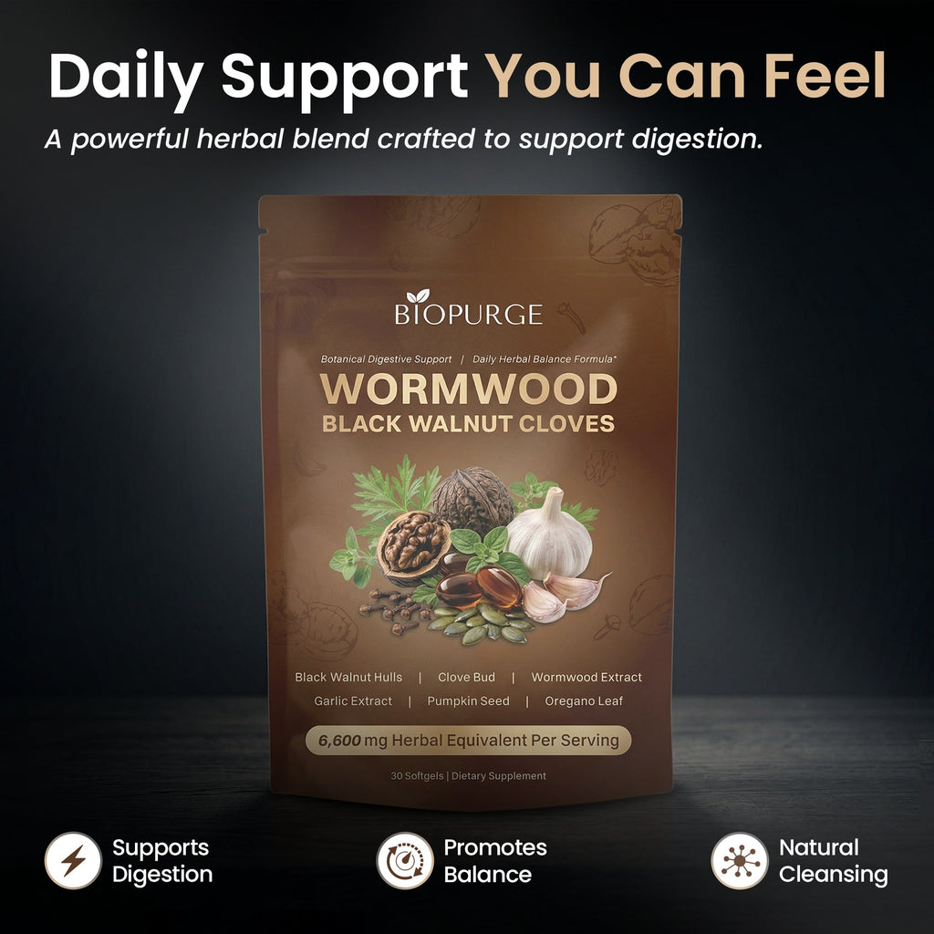 Black Walnut Wormwood Cleanse - 6,600mg softgels