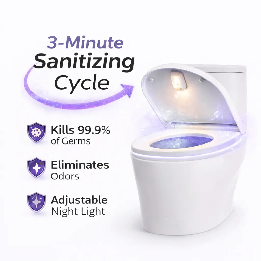 Self Cleaning UV Toilet Sanitizer & Night Light Additional