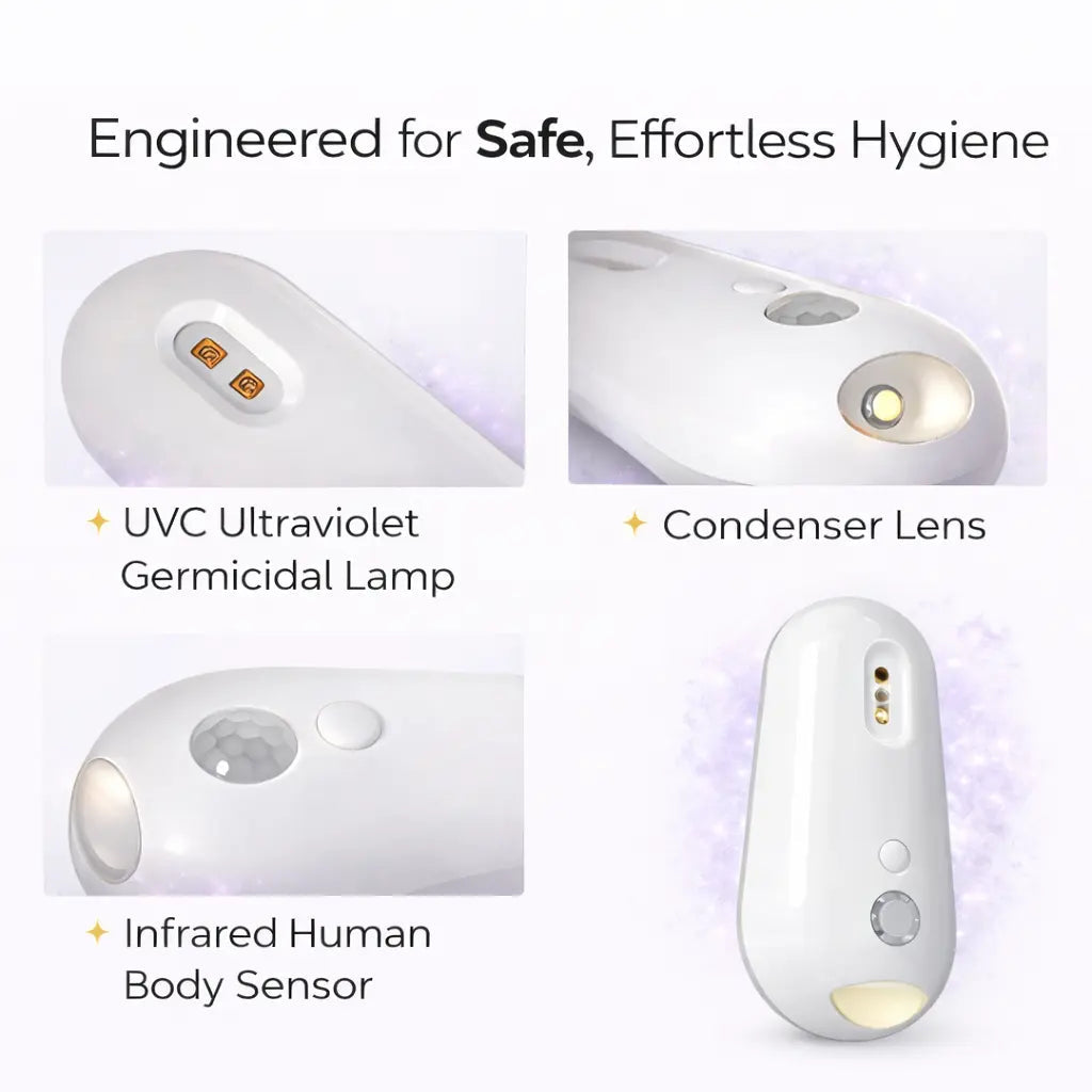 Self Cleaning UV Toilet Sanitizer & Night Light