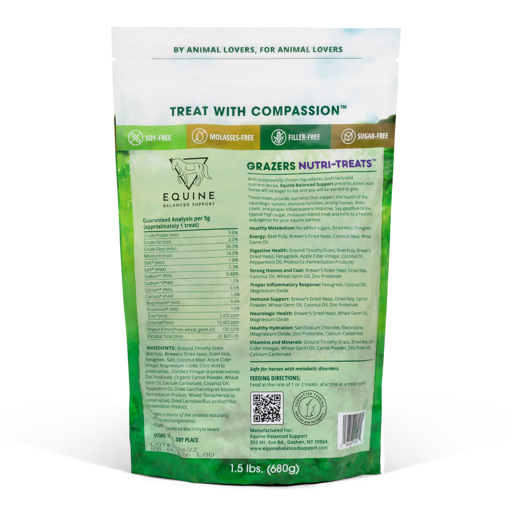 Grazers Nutri-Treats - Forage-Based, Healthy Horse Treats