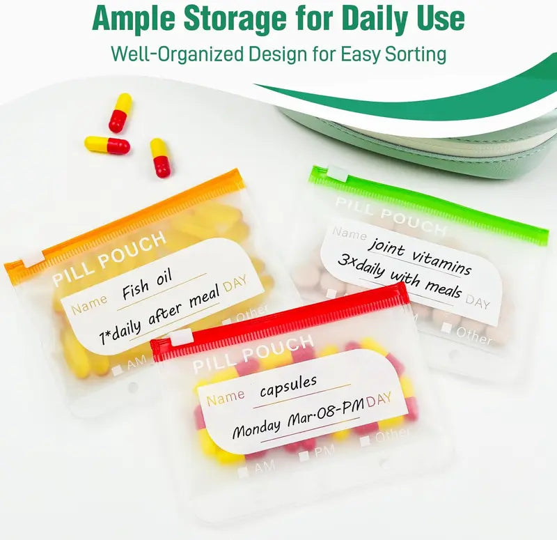 🔥💊A8 Waterproof Pill Case Set – For 7 to 14 days of medication & vitamins 💧Waterproof & shatterproof