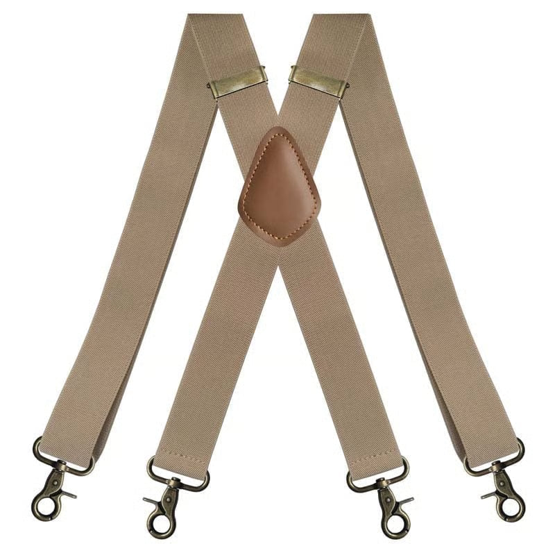 🧵 Adjustable X-Back Suspenders | For Work Wear