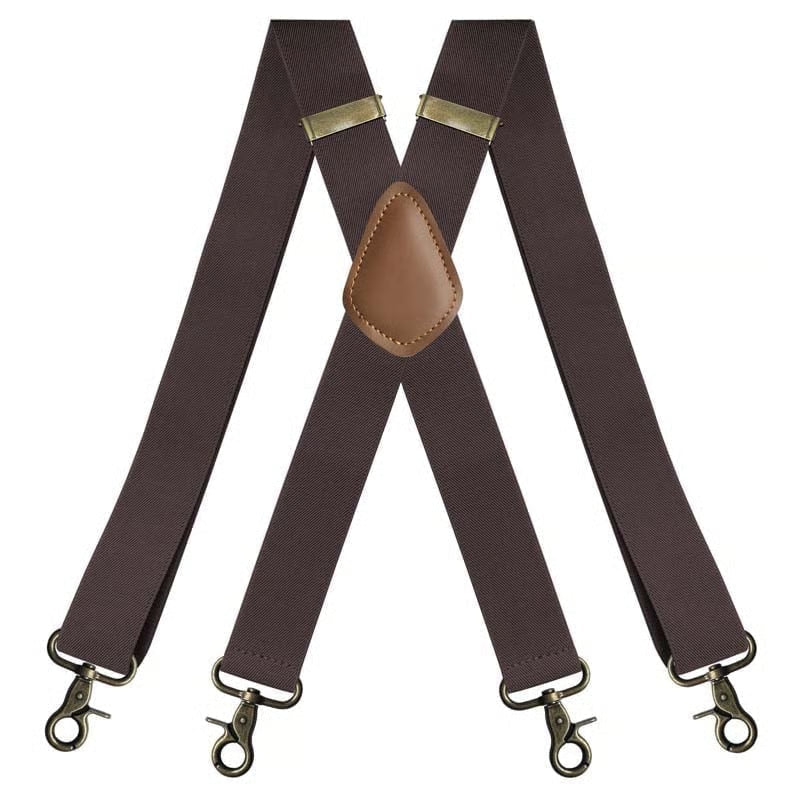 🧵 Adjustable X-Back Suspenders | For Work Wear