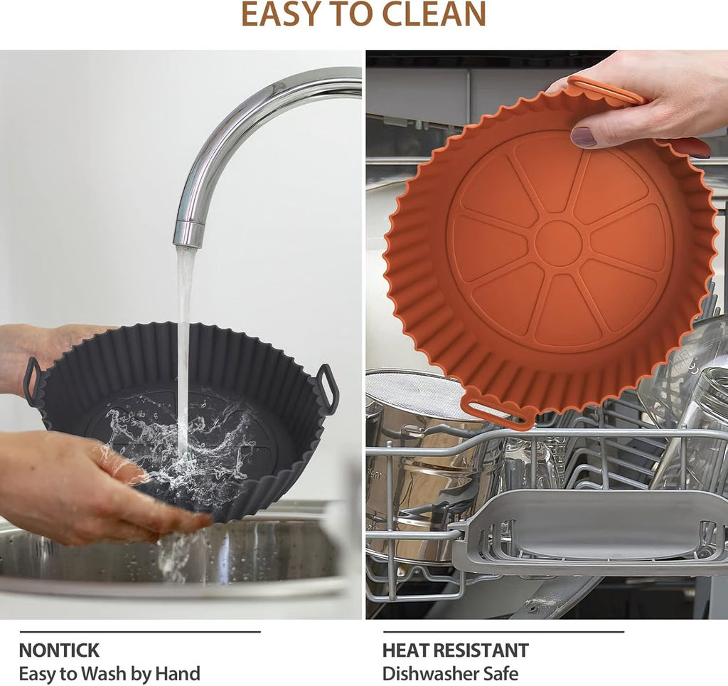 🔥Air Fryer Silicone Baking Tray🍟