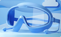 Anti-Fog Swimming Goggles for Kids with Nose Clip & Ear Plugs