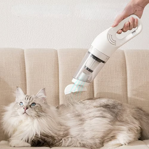 Pet Hair Grooming Vacuum Kit – Motorized Brush, 99.97% Filtration, Multi-Attachment