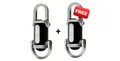 🔥Buy 1 gte 1 free🔥Portable Rechargeable Bright Keychain Flashlight