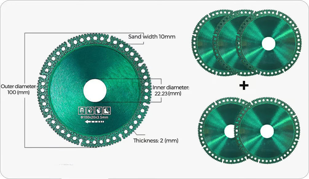 💥Buy 8 Get 10 Free（18 PCS）💥Composite Multifunctional Cutting Saw Blade