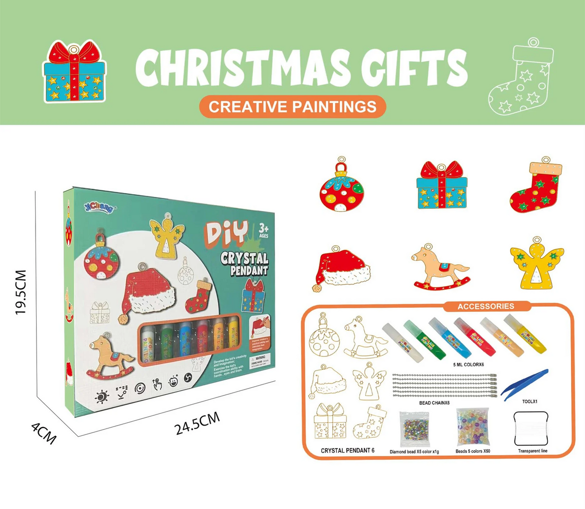 🎁DIY Crystal Paint Arts and Crafts Set