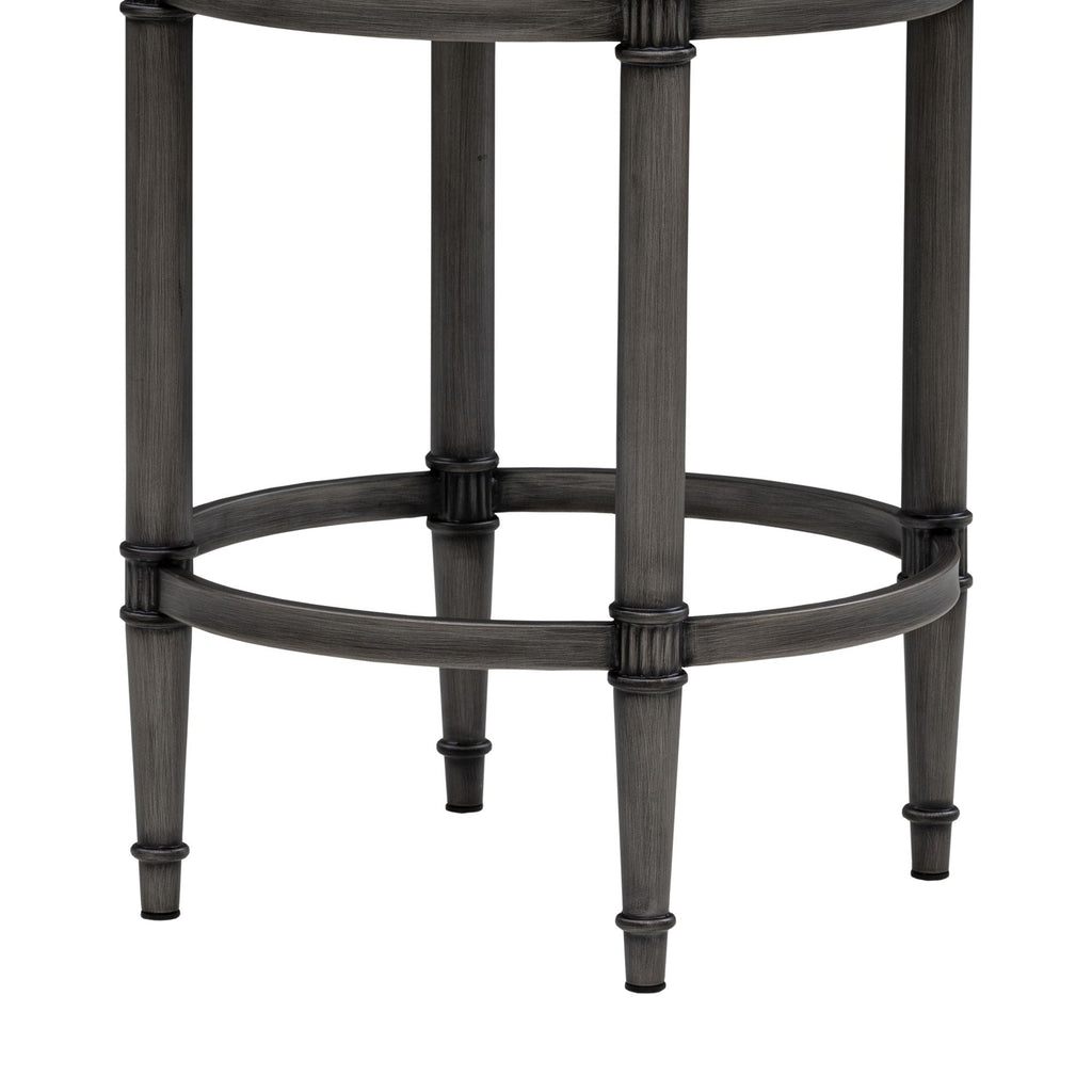Eunice - Faux Leather Upholstered Swivel Counter Height Barstool