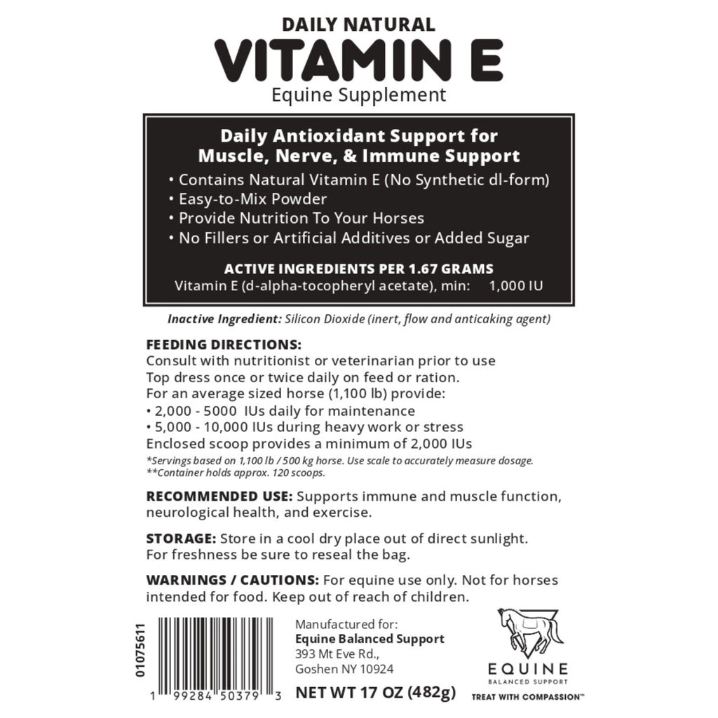 Daily Natural Vitamin E - High Bioavailability Antioxidant Support
