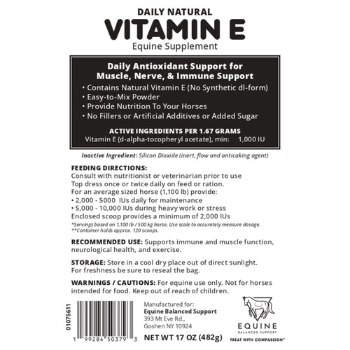 Daily Natural Vitamin E - High Bioavailability Antioxidant Support