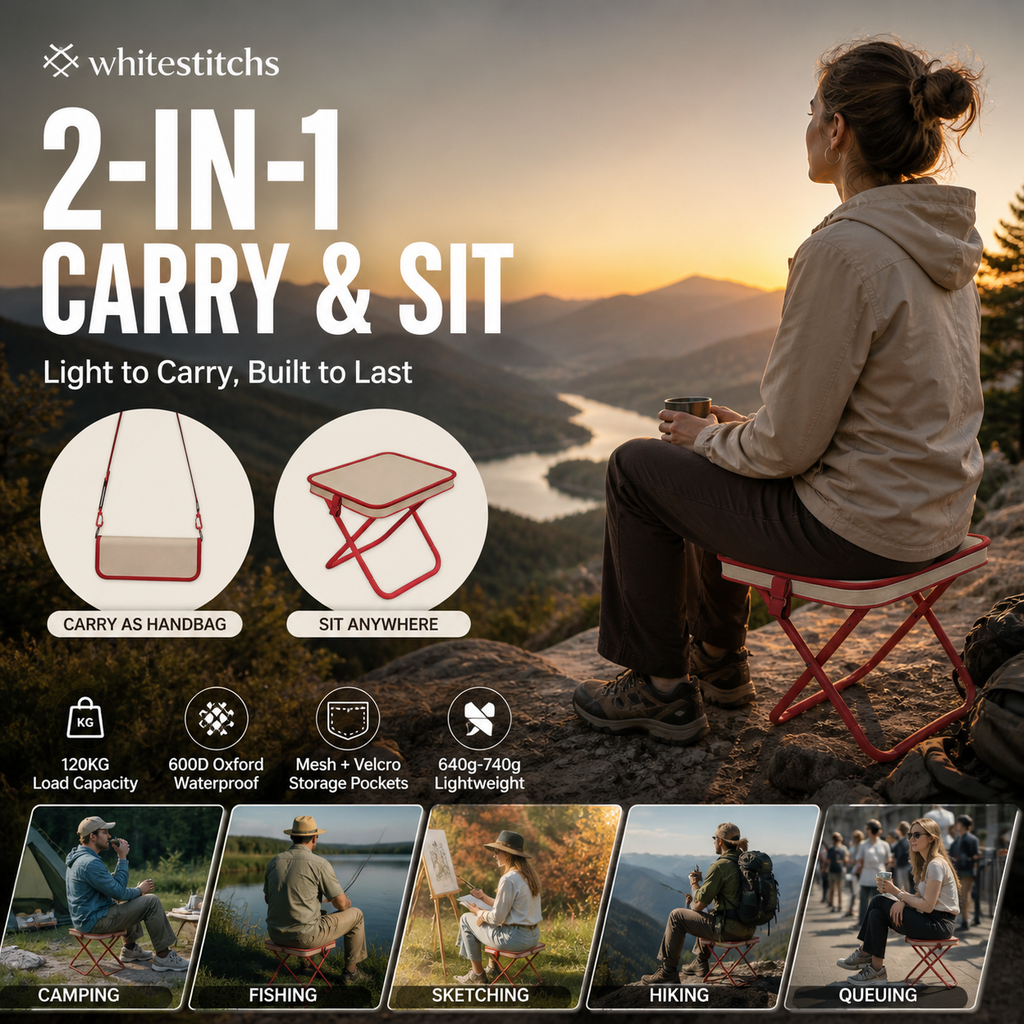 ✨️Limited Time Offer🔥2-in-1 Outdoor Folding Chair & Bag