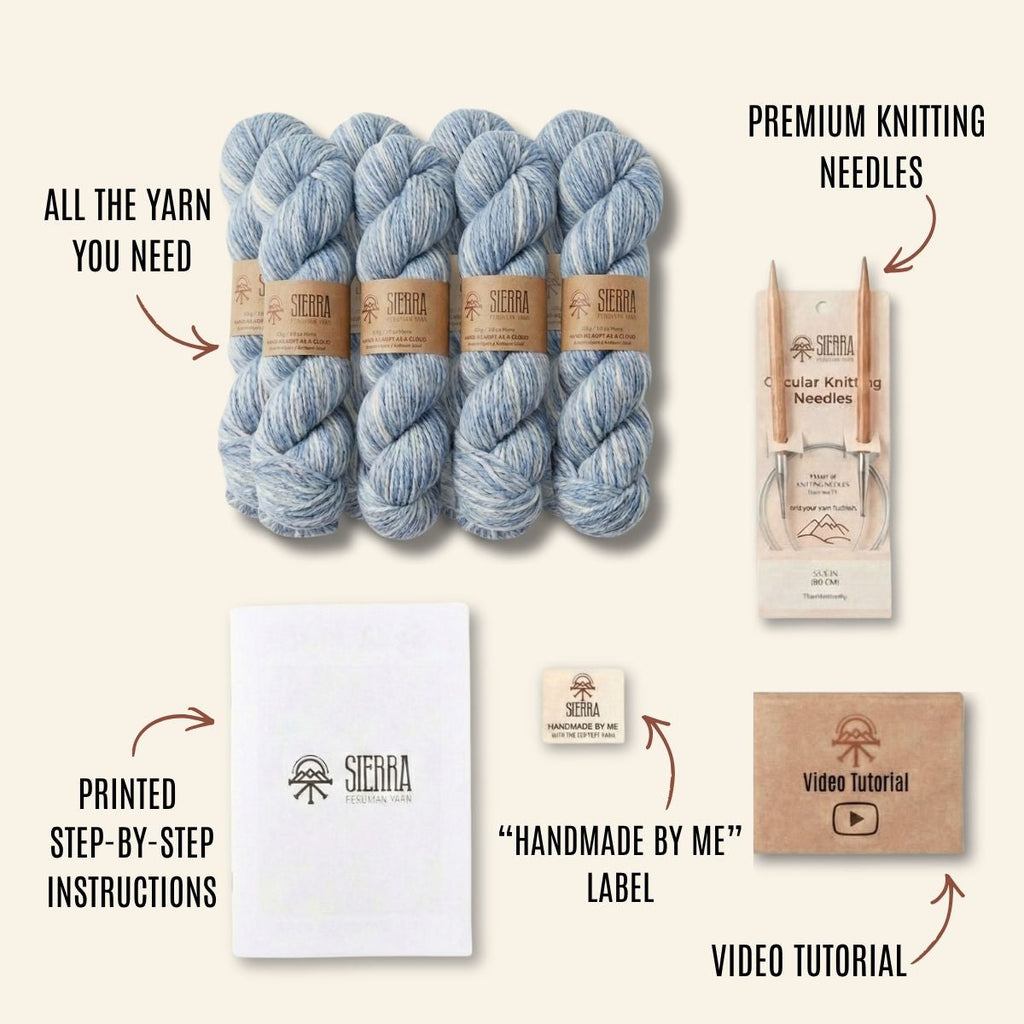 DreamCloud Blanket - Beginner Knitting Kit
