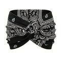 Printed cross yoga headband