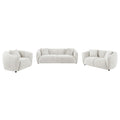 Aleisha 3-piece Fabric Upholstered Sofa Set Sand