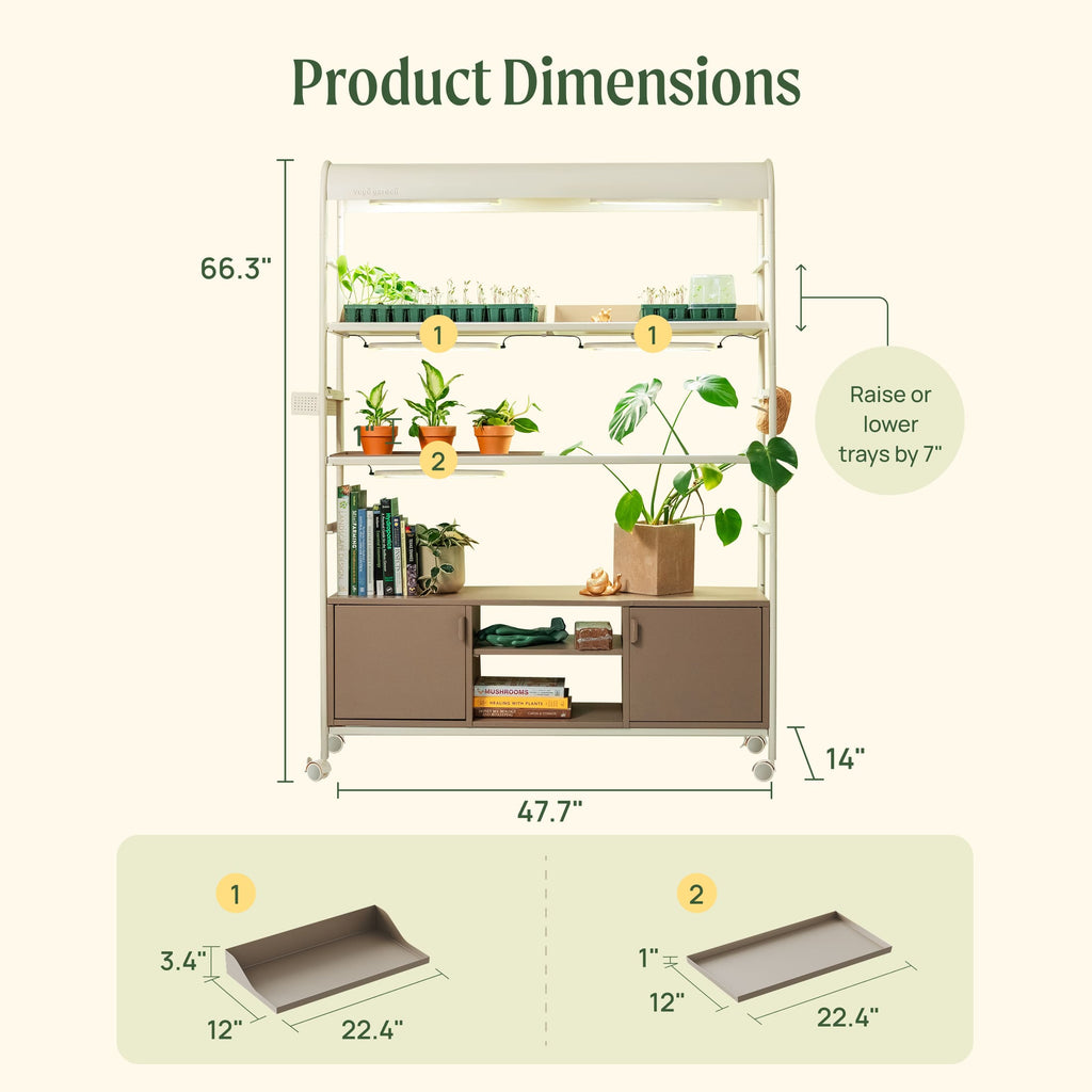 4 Tier Grow Light Garden Pro